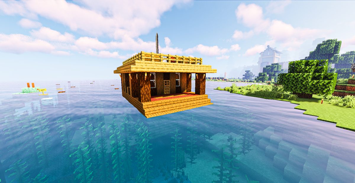 Houseboat built by Owain